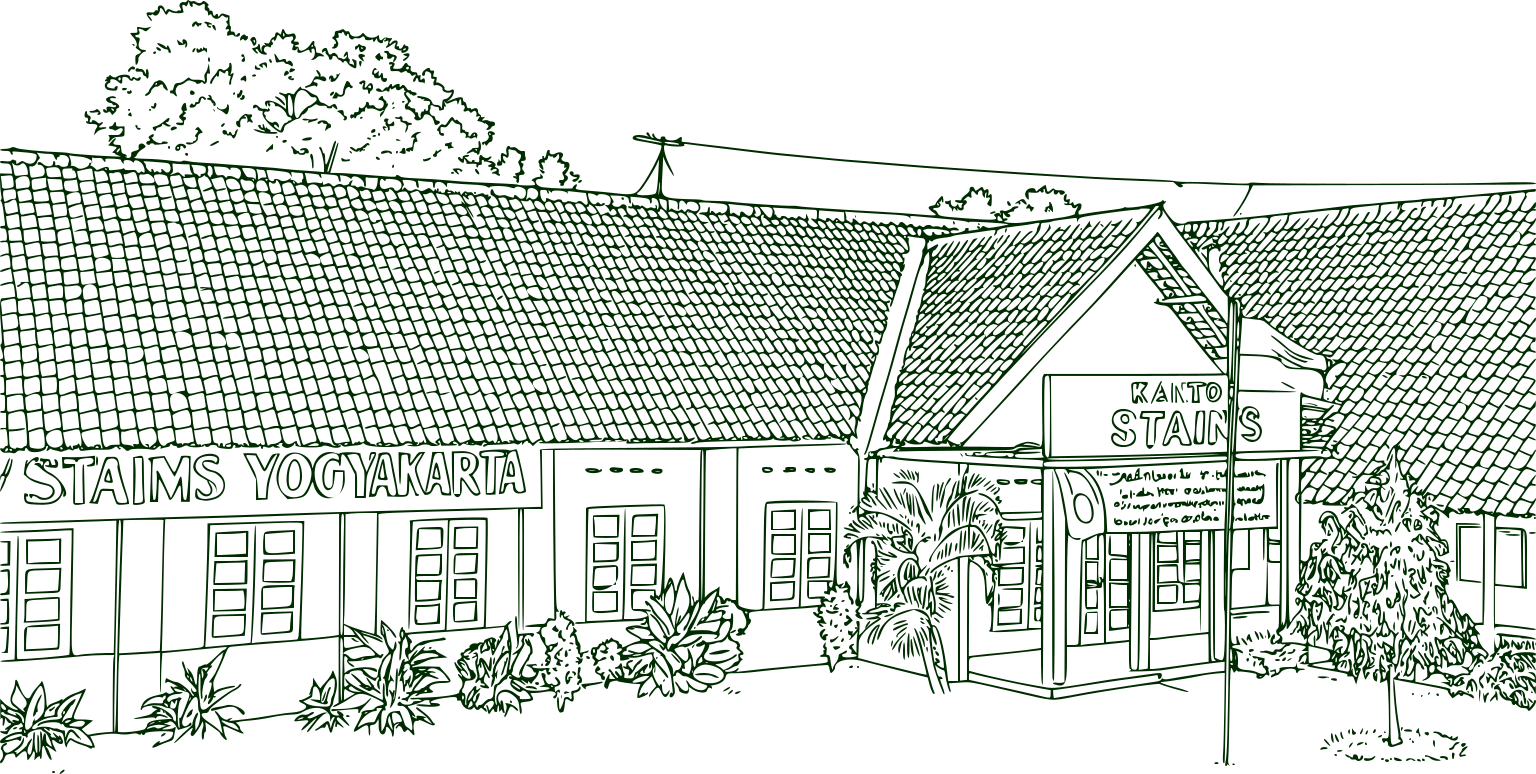 Lineart Kantor STAIMS Yogyakarta
