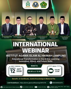 STAI Masjid Syuhada Lecturer Becomes Speaker at International Webinar on Educational Transformation in the AI Era